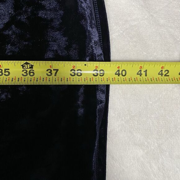 Westport 1962 Women's Plus 1X Navy Crushed Velvet Dress WhimsiGoth FairyGrunge - Picture 8 of 8